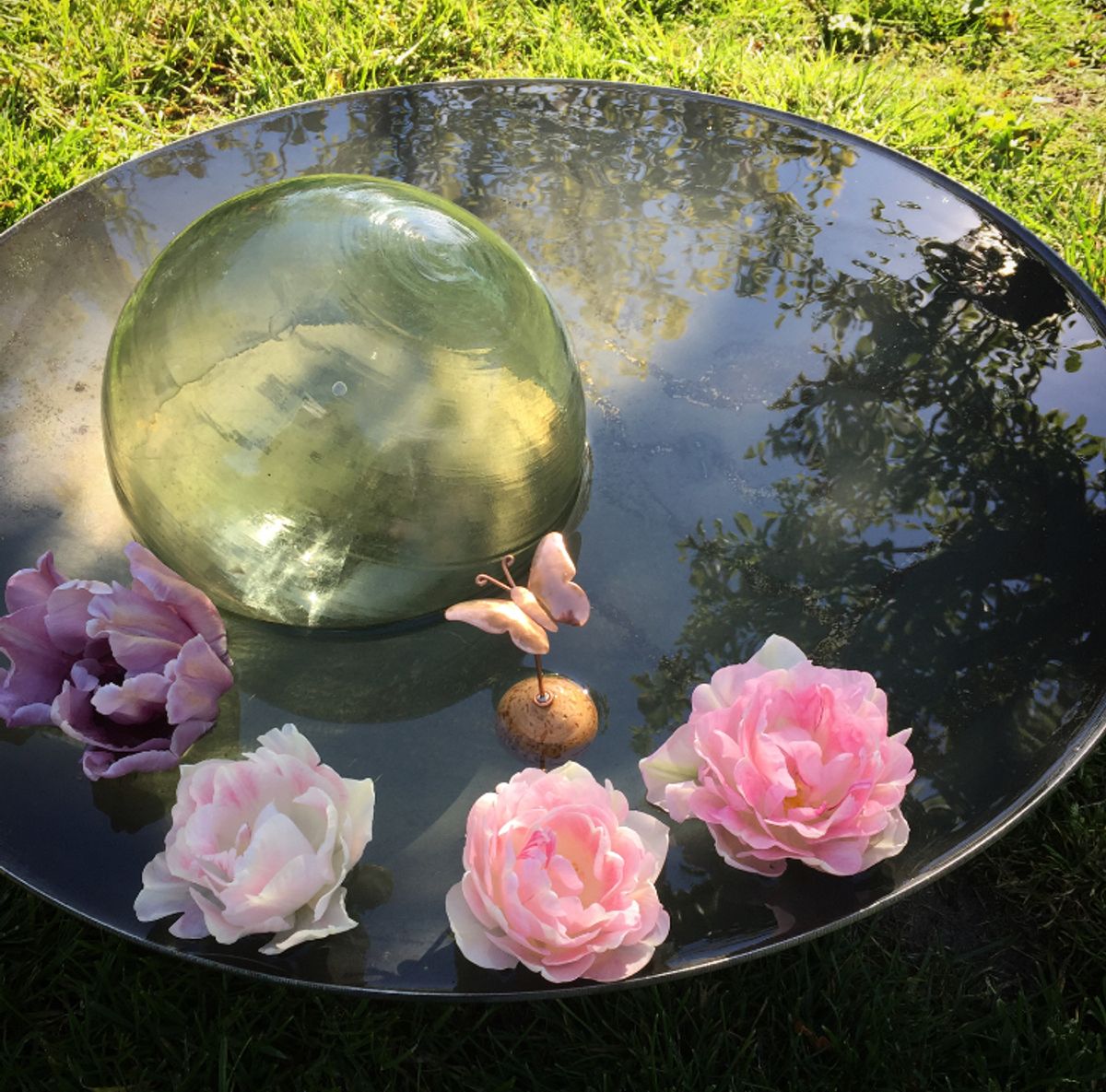 Flyter kobber sommerfugl  -flyter xs til lave fat (Blank)